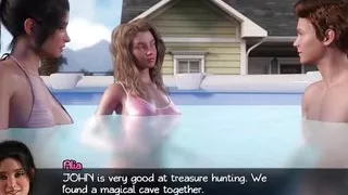 Treasure of Nadia: bikini party in the back yard ep.39