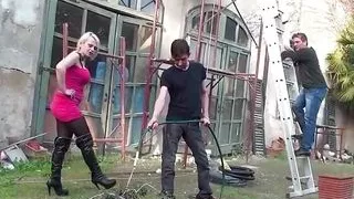 Francesca Nencetti an Italian slut with blonde hair has her