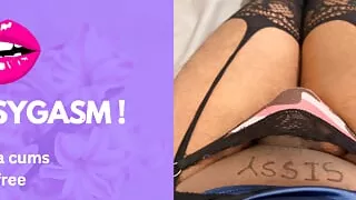 Sissygasm - Joanna cums hands free - Bullet Vibrator on Clit - Feminization Sissy