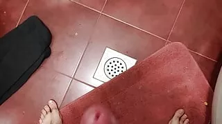 Big croatian uncut cock in bathroom teaser
