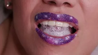 Close up blowjob and mouthful