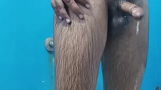 Watch how I masturbate in washroom during shower