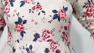 Sri Lankan Village Girl with Beautiful Frock and sex figure