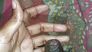 Naughty Indian pornstar Anup masterbating his 8 inches dick and gives cumshot