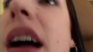 POV teen doggystyled hard from behind