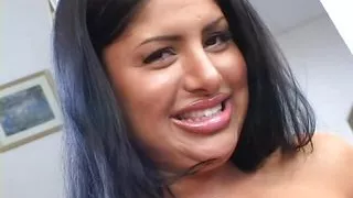 Big cock guy with a tattoo gets a blowjob from pretty teen and fucks her pussy