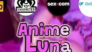 Excited Latina poses in lingerie