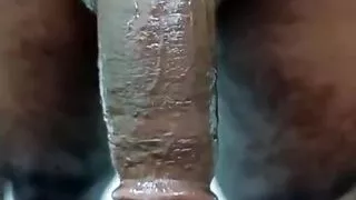 Playing handjob with my wife