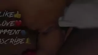 Her Stepmom Is Waking up for Work so She Sucked the Cum Out Fast