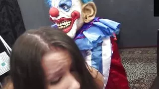 Sophie Wrestles the Clown