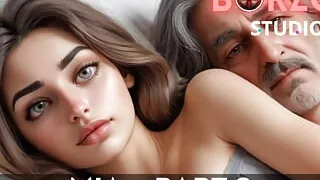 Mia - 2 - Big tits virgin turkish teen masturbates in shower next to her step Grand father.