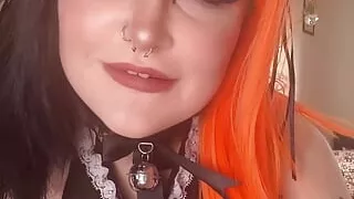 Big tiddy goth gives joi