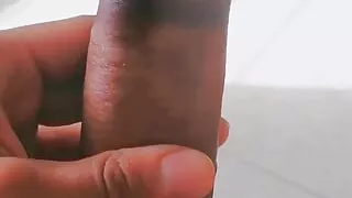 Stroking my cock