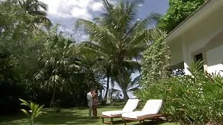 Lucy Belle a brunette Italian slut gets fucked in the ass by