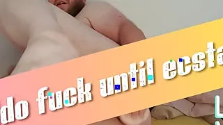 Watch me fuck myself to ecstasy with the dildo while moaning hard