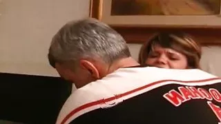 Young Little Bitch with Big Melons Loves Cock