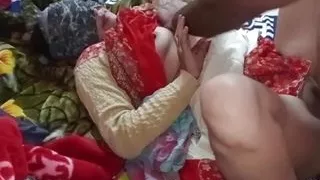 Best Indian kissing and fucking sex video in winter season when her boyfriend come home behind her husband