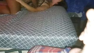 Cuckold Watches His Girl Fuck a Big Black Cock