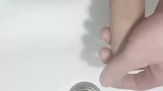 Big cum in Shorts, moaning and bulge hard