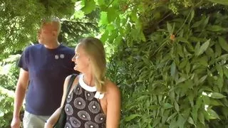 The Old Neighbor Fucked on the Bench