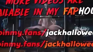 Inflated Beauty Fucks in the Gym