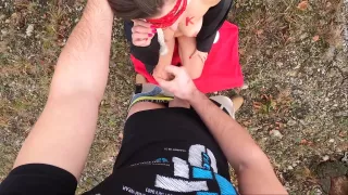 Parrotgirl - Celebrating 250k Views Outdoor Face Fuck Thank You All