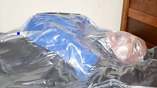 Dec 6 2023 - VacPacked in my hiviz raincoat with my chestwaders in the double layer sack with RubberBoys coveralls & a rant