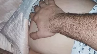 Step son pulled dick out while hand slip on step mom big ass