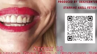 A French Bitch Serves a Dick, Swallows His Urine - Licking Ass and Sucking Dick