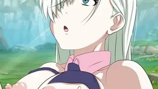 Seven Deadly Sins - Elizabeth Gives Meliodas A Titjob