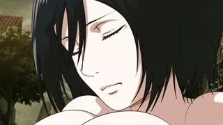 Attack On Titan - Mikasa Ackerman Gives Eren A Titjob