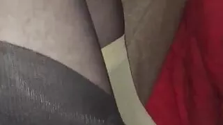 I caress myself gently