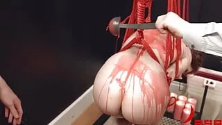Hot wax and anal for horny BDSM loving babe