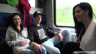 Alex Black - Young Couple Got Agreed To Have Foursome With Us On Crowded Train For Money Watch Full Video In 1080p Streamvid.net