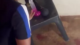 Ebony Whore Sucking And Fucking Black Cock At A Gloryhole