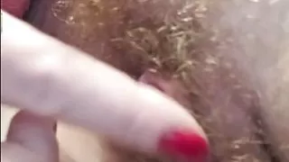 Play with my hairy pussy