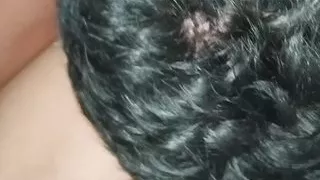 Preparing the wife to take two dicks in her pussy at the same time. Ass licking while getting fucked