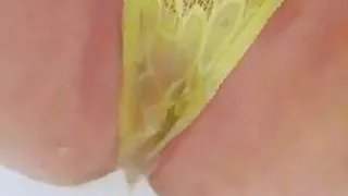 Peeing in my cute panties
