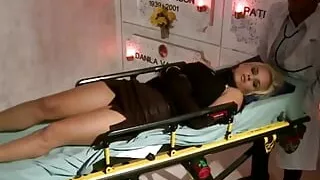 Blonde haired slut Britney gets all her holes filled by a