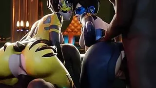 Bi By SavageCabbage and Saveass ( girls with their big hot ass pierced and dripping a lot of milk)