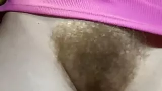 My Pussy Is in Your Face as I Strip and Style My Mega Bush