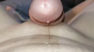 Pulsating cock leaking precum