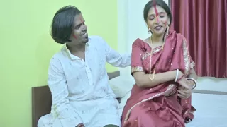 Indian New Married Couple Having Romantic Sex