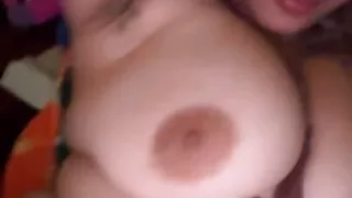 Chubby anime girl plays with her fat pussy