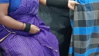 Desi Aunty House Rent collection her tenant hot fucking audio