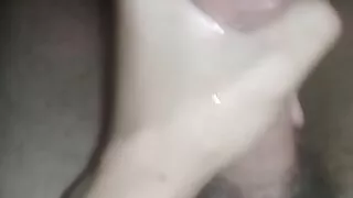 Jacking off and gushing hot