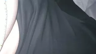 Step mom hand slip under step son pants playing with his dick