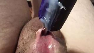 Subincision masturbation with my man toy