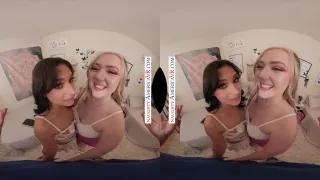 Co-ed Aria Valencia wants Eva Nyx to be a top sorority Fuck Girl and sets up a threesome with you!