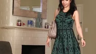 Kimmy Lee Gets the Attention of Her Big Cock Friend by Flashing Her Perfect Tits